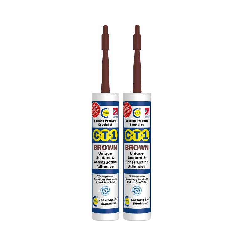 CT1 Adhesive & Sealant 290ml Brown (Pack of 2)
