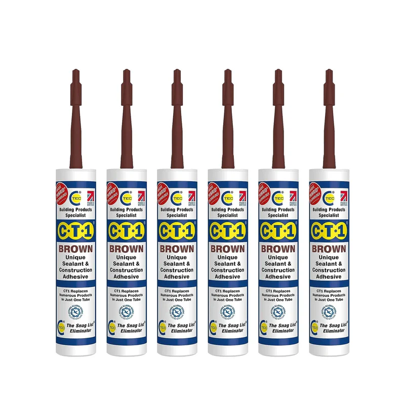 CT1 Adhesive & Sealant 290ml Brown (Pack of 6)