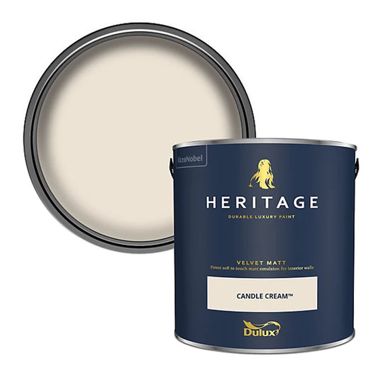 Dulux Heritage Velvet Matt (Tinted) Candle Cream