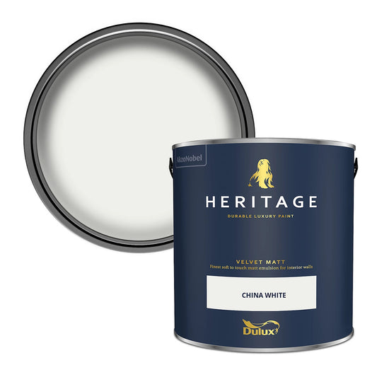 Dulux Heritage Velvet Matt (Tinted) China White