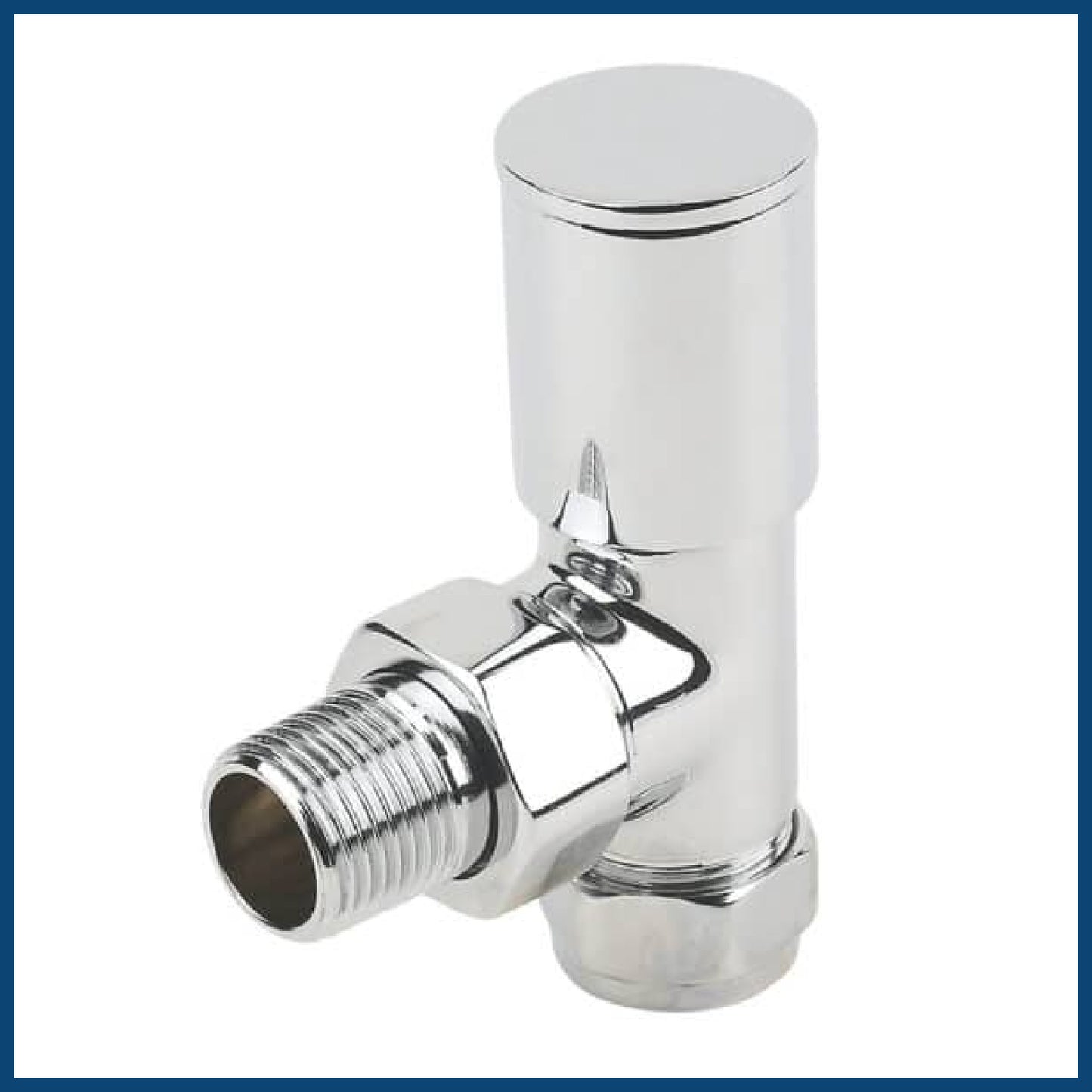 15mm Angled Chrome Thermostatic Radiator Valve