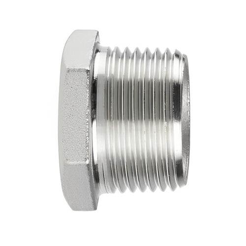 THREAD 1/2"""" x 3/8"""" Bush BRASS CHROME