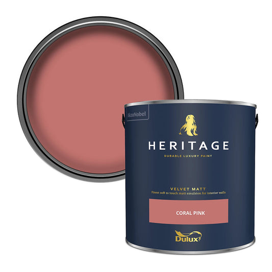 Dulux Heritage Velvet Matt (Tinted) Coral Pink