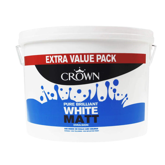 Crown Matt Emulsion White 7.5L