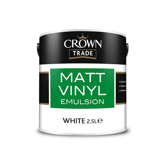 Crown Matt Vinyl Emulsion White 2.5L