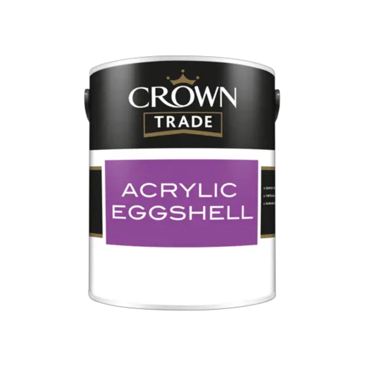 Crown Trade Acrylic Eggshell White 5L