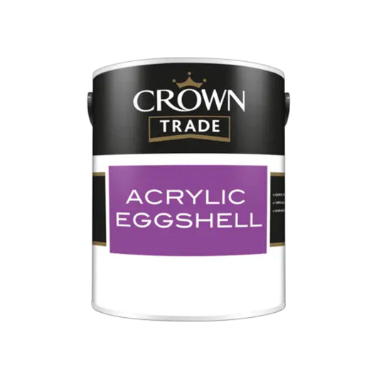 Crown Trade Acrylic Eggshell White 5L
