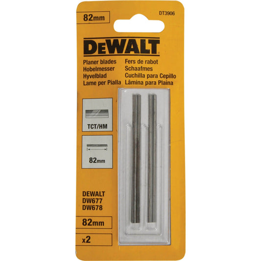 DEWALT Reversible Planer Blades 82mm
