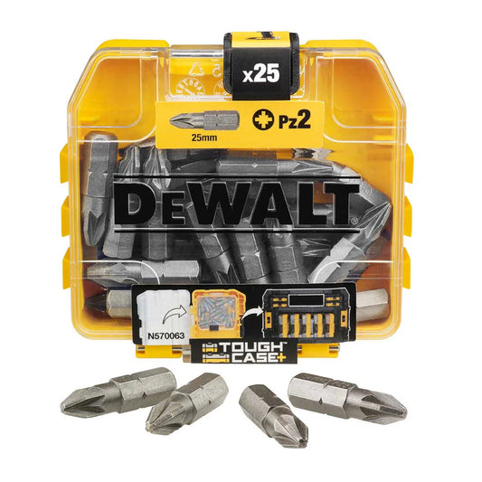 DeWalt DT71521-QZ 25mm PZ2 Standard Tic Tac 25pc