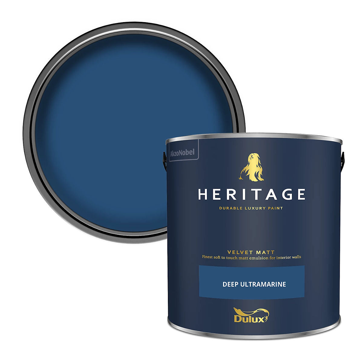 Dulux Heritage Velvet Matt (Tinted) Deep Ultramarine