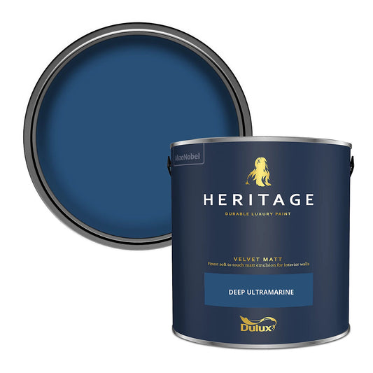 Dulux Heritage Velvet Matt (Tinted) Deep Ultramarine