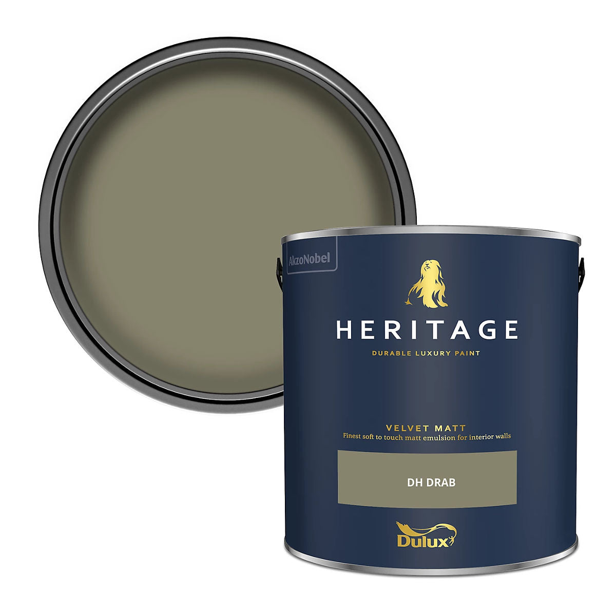 Dulux Heritage Velvet Matt Tinted Dh Drab