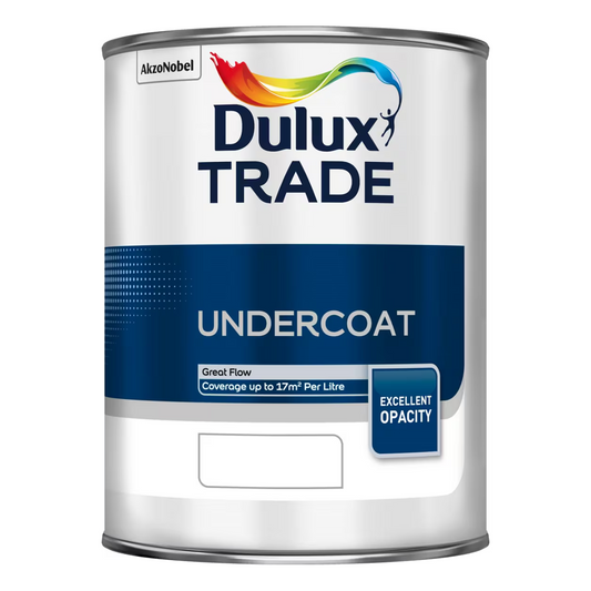 Dulux Trade Undercoat White 2.5L, 5L