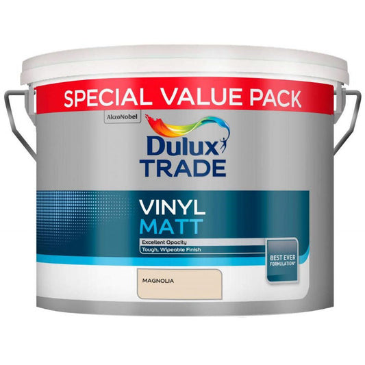 Dulux Trade Vinyl Matt Magnolia 7.5L