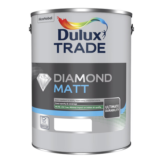 Dulux Trade Diamond Matt (Tinted) Nutmeg White