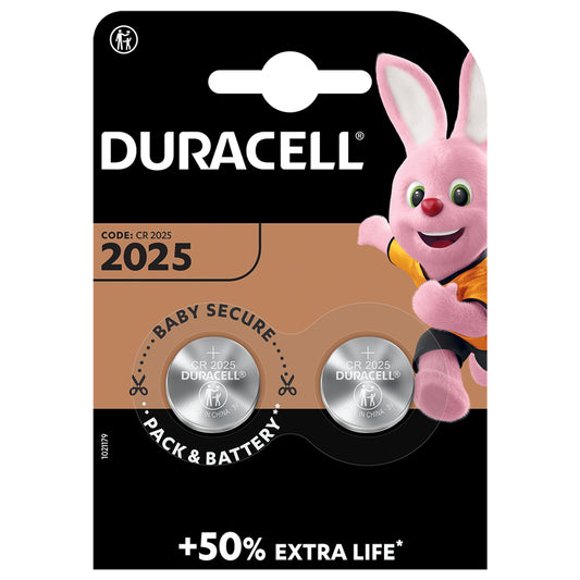 DURACELL Lithium Coin Batteries 3V (2 pack)