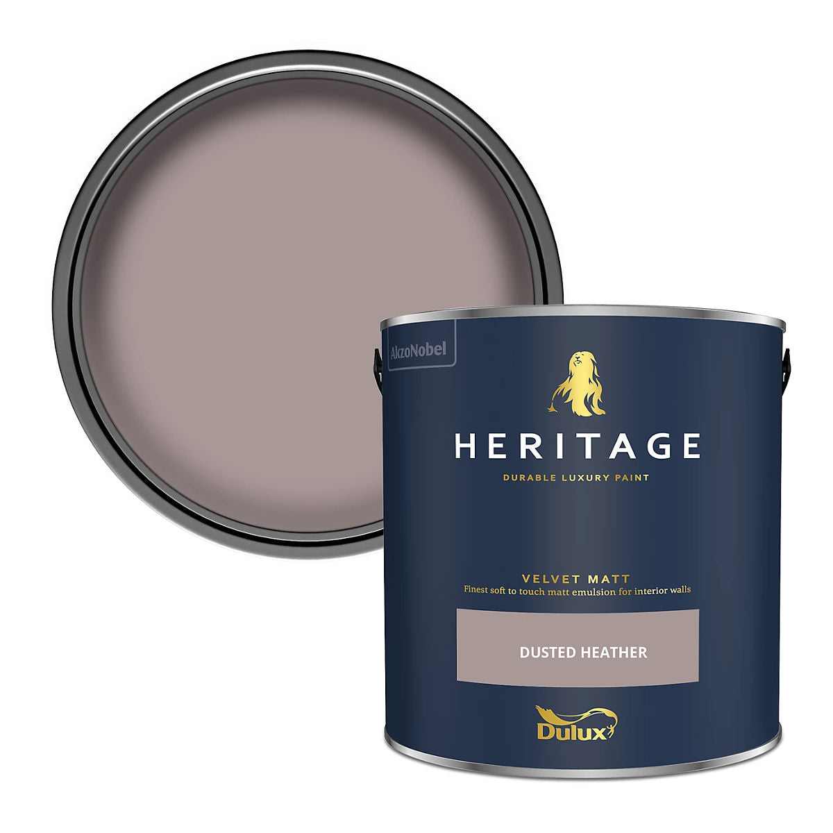 Dulux Heritage Velvet Matt Tinted Dusted Heather