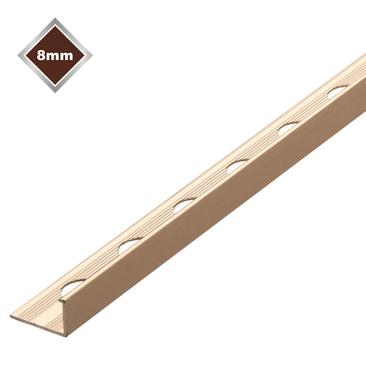 S/Steel Effect L Shape 8mm