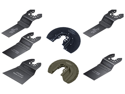 Faithfull Multi-Function Tool Blade Set 7Pcs