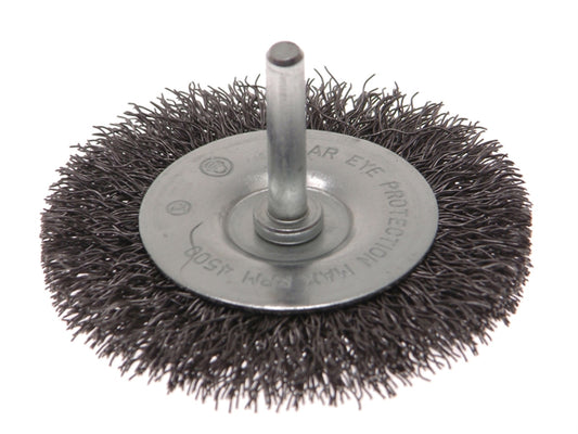 Faithfull Wire Brush 50 X 6MM Shank 0.30MM