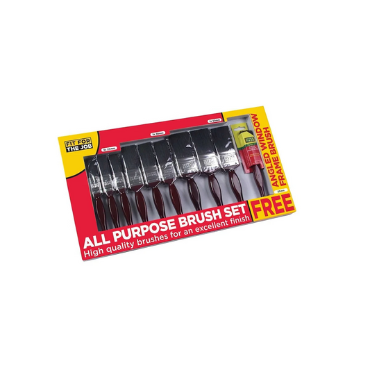 FFJ 9pc Brush Set + Free Window Brush