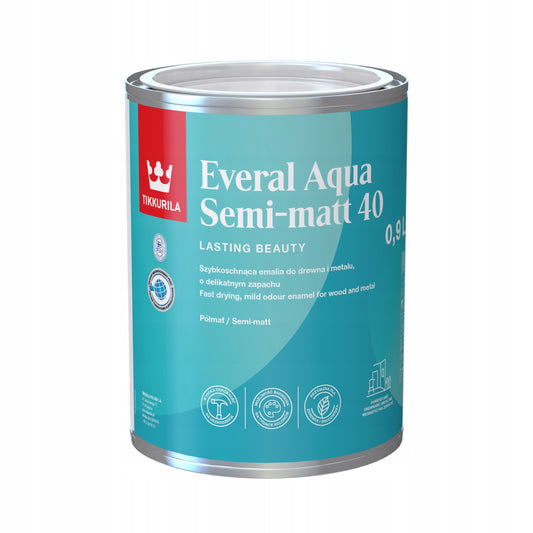 Everal Aqua 40 Semi Matt - 0.9L