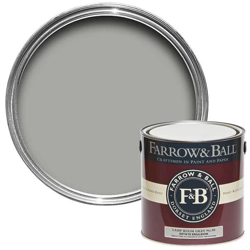 Farrow & Ball  Lamp Room Gray No.88 -  750ml, 2.5L, 5L