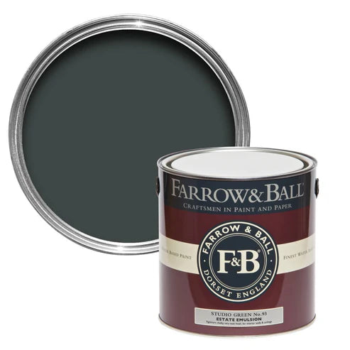 Farrow & Ball Studio Green No.93 -750ml, 2.5L, 5L