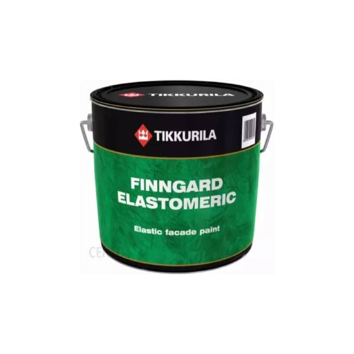 Tikkurila Finngard Elastomeric paint can on a white background