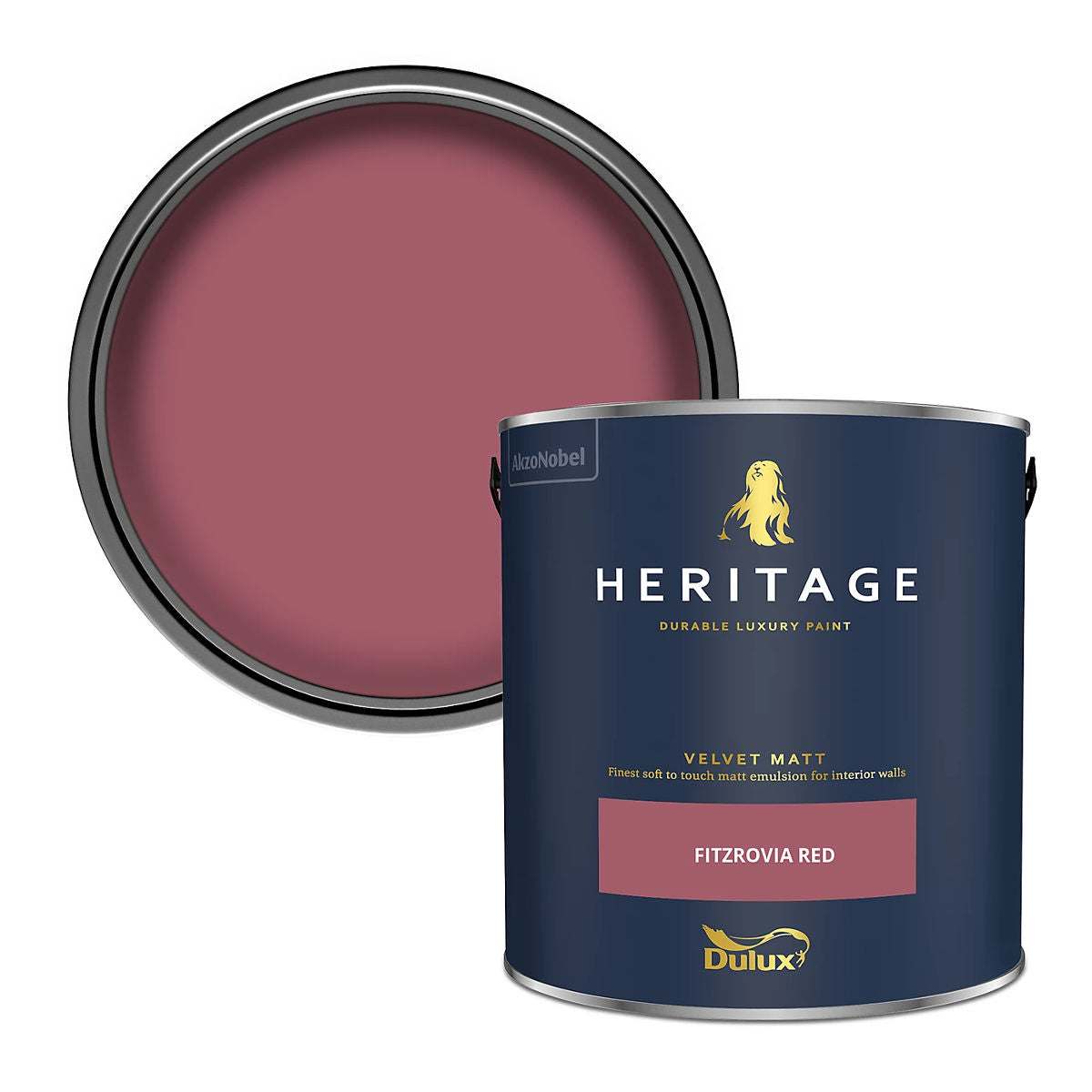 Dulux Heritage Velvet Matt Tinted Fitzrovia Red