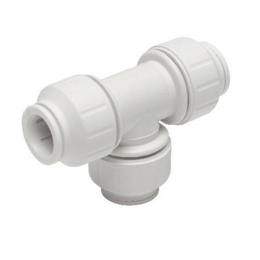 Speedfit 22mm Equal Tee White
