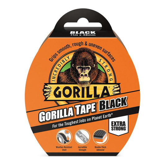Gorilla Tape Black 11m