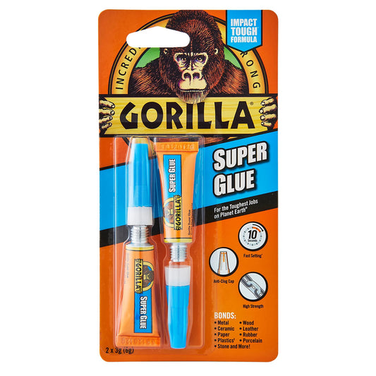 Gorilla Superglue 2x3gm