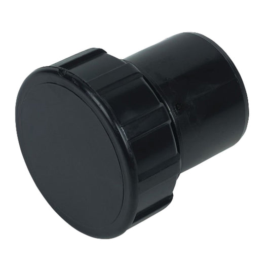 Waste Solvent Weld 40mm Plug Black