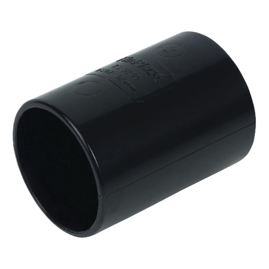 Waste Solvent Weld 32mm Coupling Black