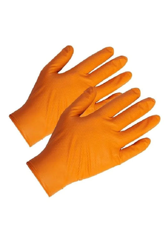 Value Health Orange Nitrile L