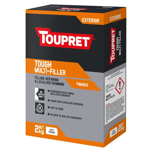 Toupret Tough Multi-Filler (Fibarex) White 2kg