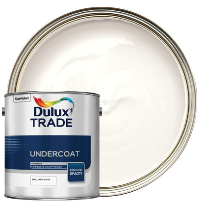 Dulux Trade Undercoat White 2.5L, 5L