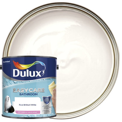 Dulux Trade Easycare Bathroom Pure Brilliant White 2.5L
