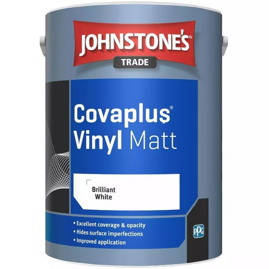 Johnstone's Covaplus Vinyl Matt Brilliant White 2.5L