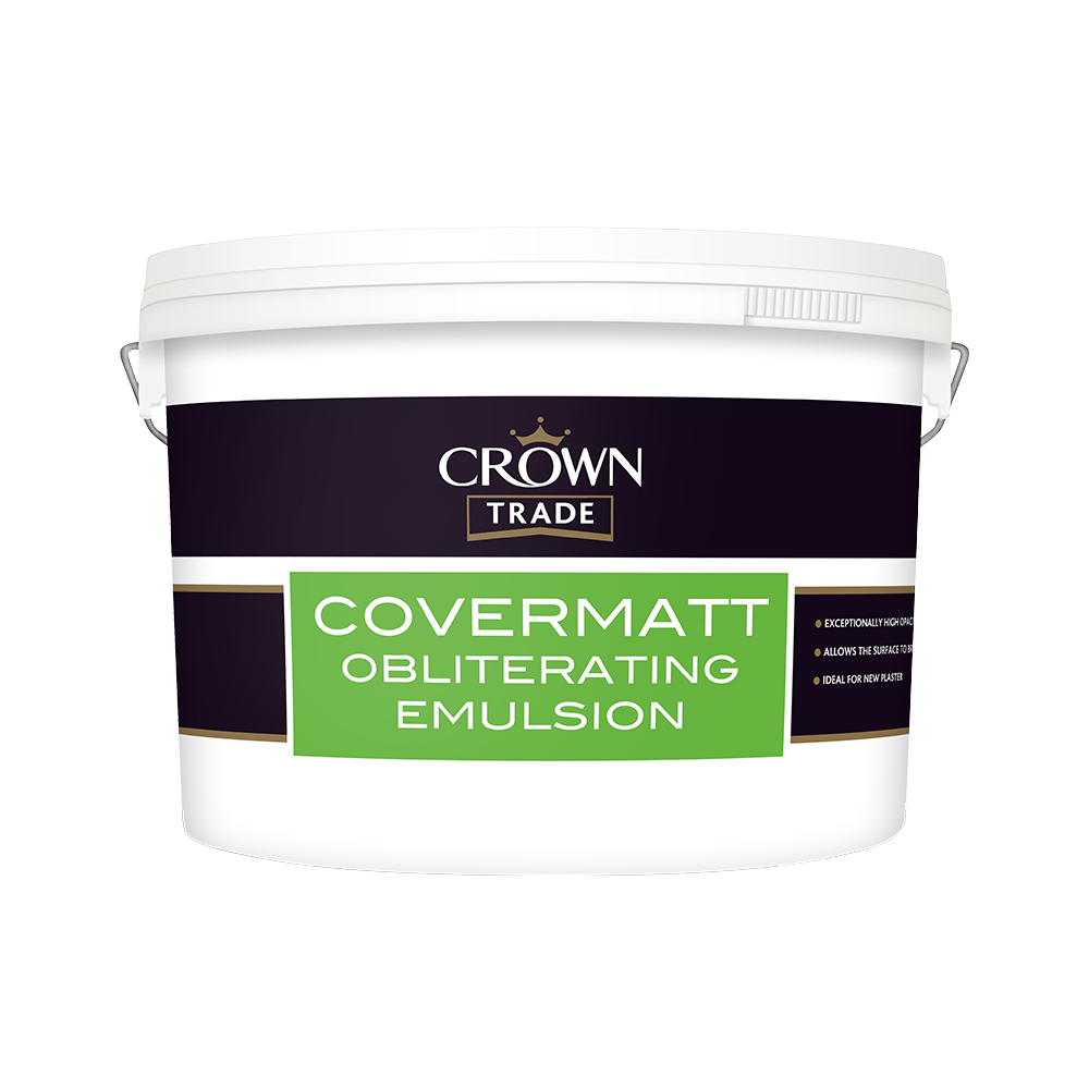 Crown Trade Covermatt Obliterating Emulsiont Magnolia 10L