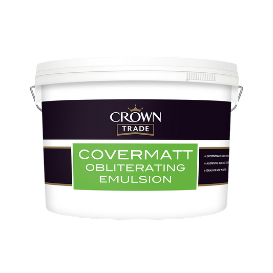 Crown Trade Covermatt Obliterating Emulsiont Magnolia 10L