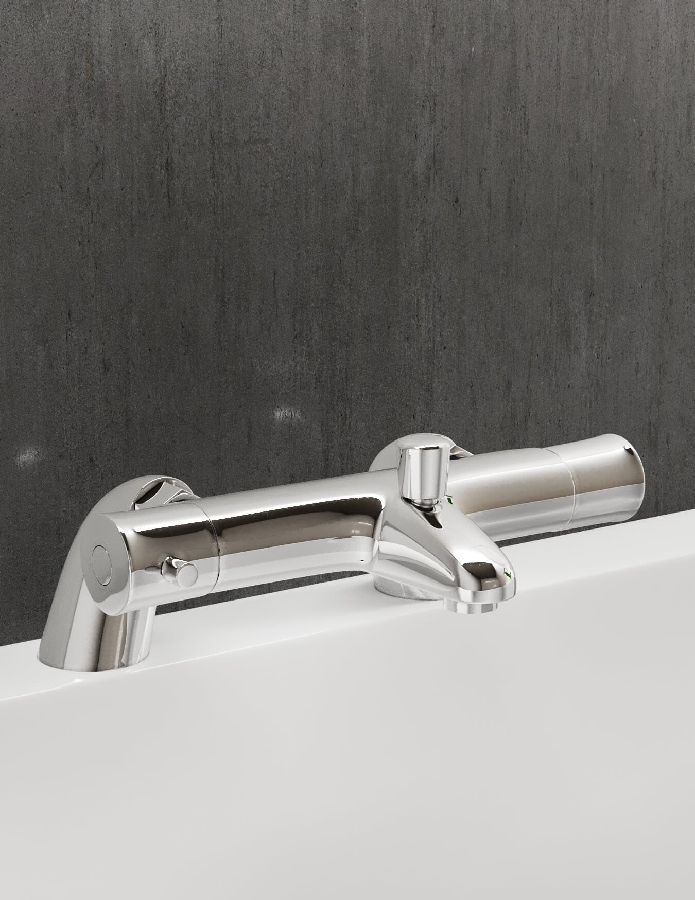 Artisan Thermostatic Bath Shower Mixer Chrome
