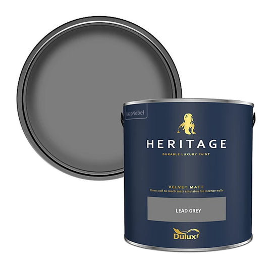 Dulux Heritage Velvet Matt (Tinted) Lead Grey