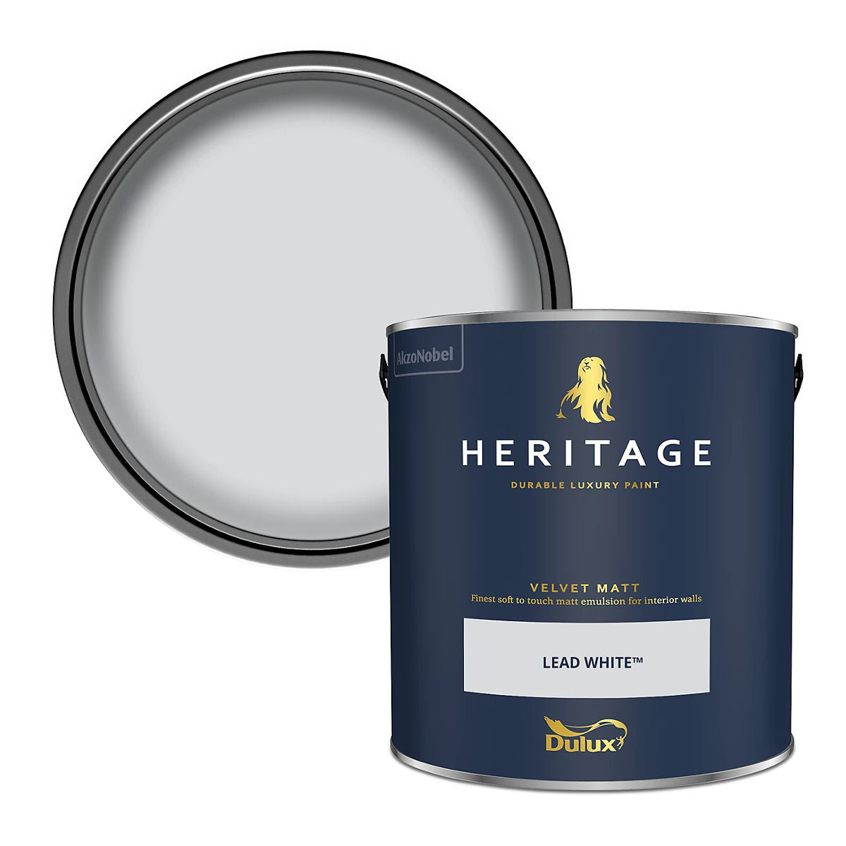 Dulux Heritage Velvet Matt (Tinted) Lead White