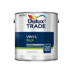 Dulux Trade Vinyl Silk Pure Brilliant White 2.5L