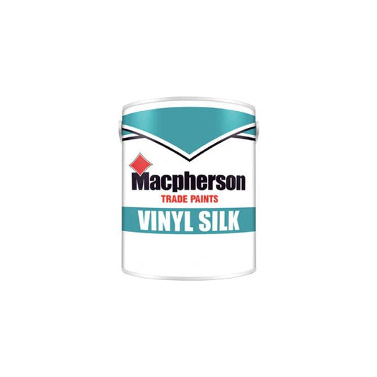 Macpherson Trade Paints Vinyl Silk can on a white background