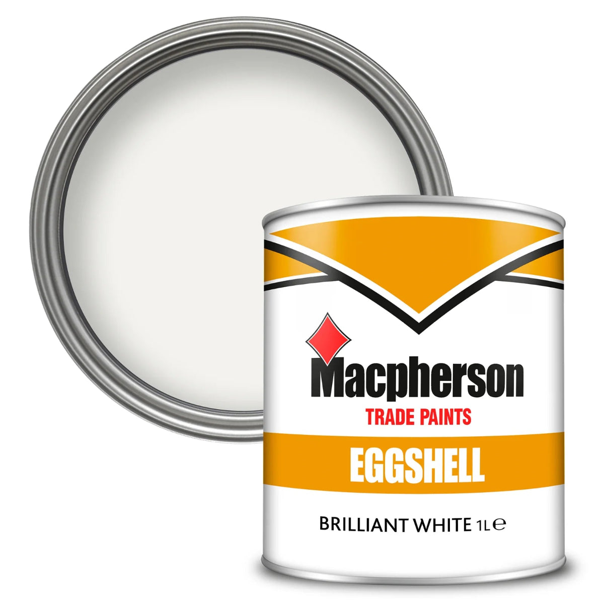 Macpherson Eggshell Brilliant White 1L