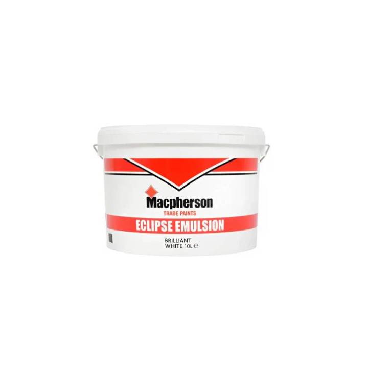 Macpherson Eclipse Emulsion paint container on a white background