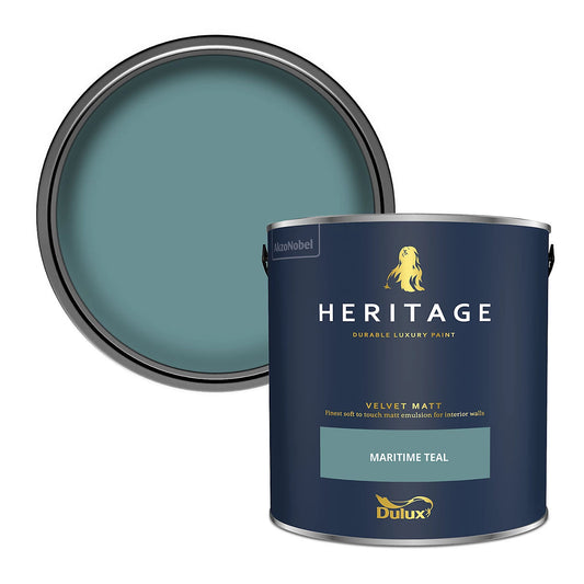 Dulux Heritage Velvet Matt Maritime Teal 